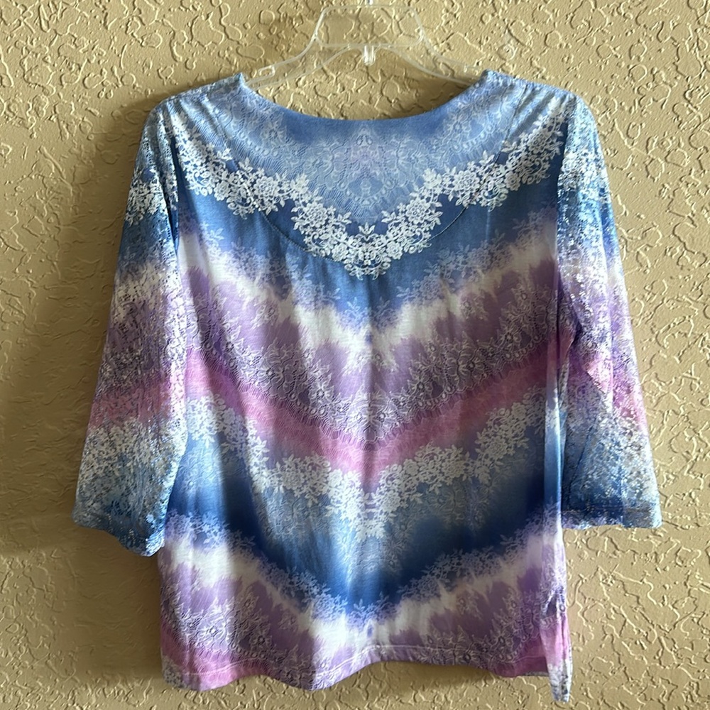 Alfred Dunner Lace Top - Picture 3 of 9